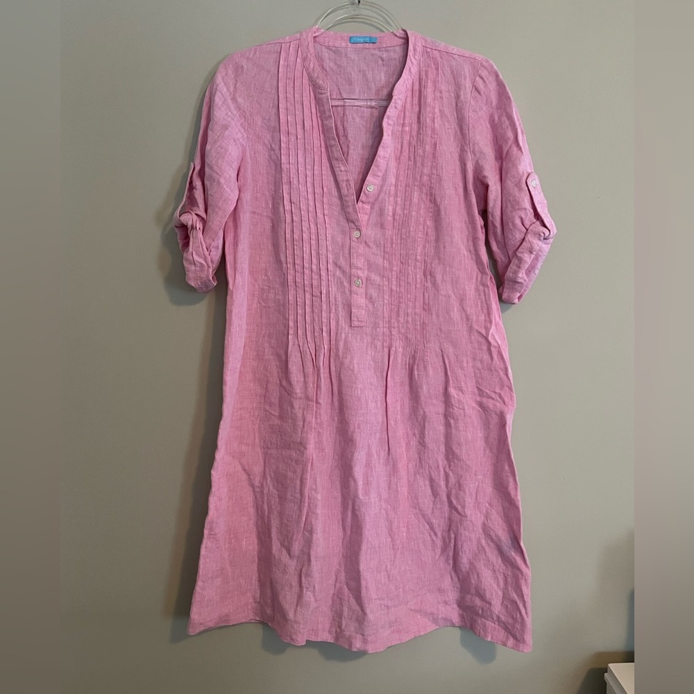 J. McLaughlin | S | LUXURIOUS LINEN! | Runs Big!
